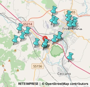 Mappa Via Armando Vona s.n.c., 03100 Frosinone FR, Italia (3.804)