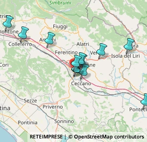 Mappa Via Armando Vona s.n.c., 03100 Frosinone FR, Italia (15.70077)