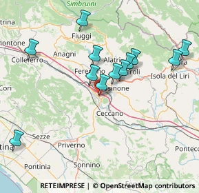 Mappa Via Armando Vona s.n.c., 03100 Frosinone FR, Italia (15.91417)
