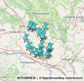 Mappa Via San Nicola, 03042 Atina FR, Italia (10.786)