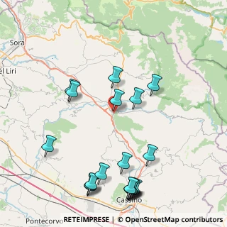 Mappa Via San Nicola, 03042 Atina FR, Italia (10.7545)