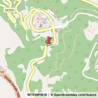 Mappa Via San Nicola, 91, 03042 Atina, Frosinone (Lazio)