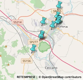 Mappa Via Dei Monti Lepini, 03100 Ceccano FR, Italia (3.47091)