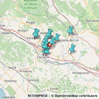 Mappa Via Gennare, 03020 Torrice FR, Italia (8.54077)