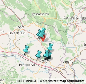 Mappa Via Bersaglio, 03042 Atina FR, Italia (11.59923)