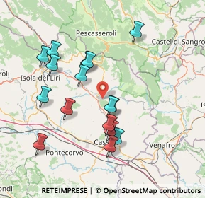 Mappa Via Bersaglio, 03042 Atina FR, Italia (15.53438)