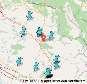 Mappa Via Bersaglio, 03042 Atina FR, Italia (10.7725)