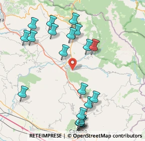 Mappa Via Bersaglio, 03042 Atina FR, Italia (9.94)