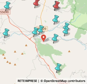 Mappa Via Bersaglio, 03042 Atina FR, Italia (6.35722)