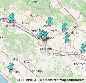 Mappa Via Degli Anziati, 03100 Frosinone FR, Italia (19.69091)