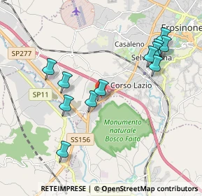 Mappa Via Degli Anziati, 03100 Frosinone FR, Italia (2.12417)