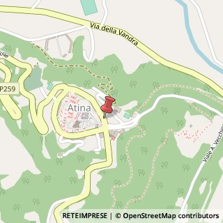 Mappa Via Giacinto Visocchi, 4, 03042 Atina, Frosinone (Lazio)
