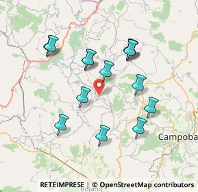 Mappa Contrada Madonna del Piano, 86020 Molise CB, Italia (7.30571)