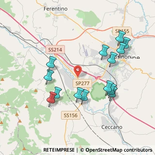 Mappa Via le Lame, 03100 Frosinone FR, Italia (4.33)