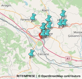 Mappa Corso Lazio, 03100 Frosinone FR, Italia (6.07727)