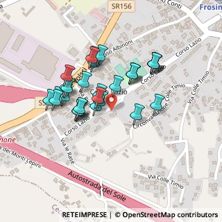 Mappa Corso Lazio, 03100 Frosinone FR, Italia (0.21333)