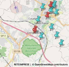 Mappa Corso Lazio, 03100 Frosinone FR, Italia (2.47385)