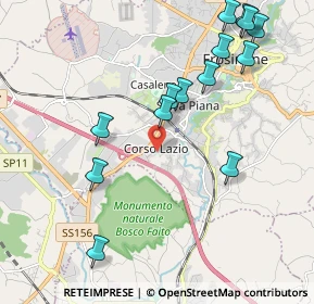 Mappa Corso Lazio, 03100 Frosinone FR, Italia (2.44143)