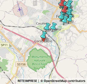 Mappa Corso Lazio, 03100 Frosinone FR, Italia (2.79944)