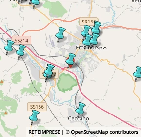 Mappa Corso Lazio, 03100 Frosinone FR, Italia (5.617)
