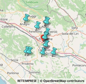 Mappa Corso Lazio, 03100 Frosinone FR, Italia (9.91385)