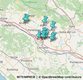 Mappa Corso Lazio, 03100 Frosinone FR, Italia (8.08364)
