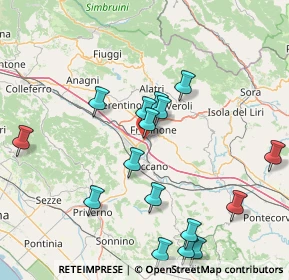 Mappa Corso Lazio, 03100 Frosinone FR, Italia (18.005)