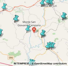 Mappa Via Santa Lucia, 03025 Monte San Giovanni Campano FR, Italia (6.349)