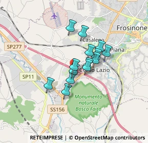 Mappa Via Vado la Lena, 03100 Frosinone FR, Italia (1.20214)