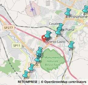 Mappa Via Vado la Lena, 03100 Frosinone FR, Italia (2.18083)