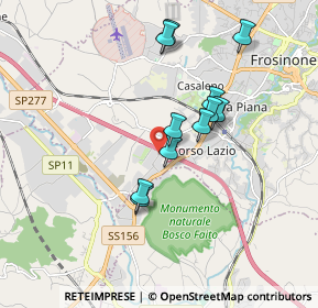 Mappa Via Vado la Lena, 03100 Frosinone FR, Italia (1.62364)