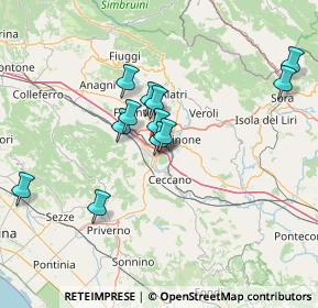 Mappa V. M. LEPINI KM500, 03023 Ceccano FR, Italia (13.27667)