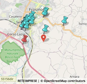 Mappa Via Prefelci, 03100 Frosinone FR, Italia (2.23)