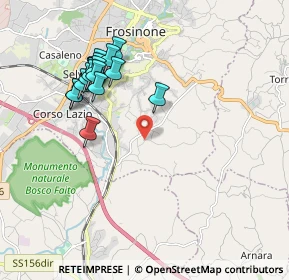 Mappa Via Colle Maladei, 03100 Frosinone FR, Italia (2.07)