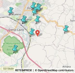 Mappa Via Colle Maladei, 03100 Frosinone FR, Italia (2.45727)