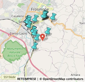 Mappa Via Colle Maladei, 03100 Frosinone FR, Italia (1.693)