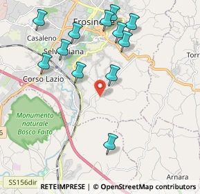 Mappa Via Colle Maladei, 03100 Frosinone FR, Italia (2.3175)