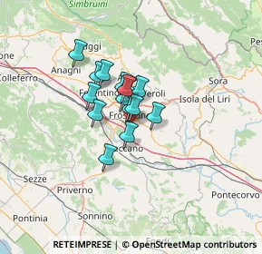 Mappa Via Colle Maladei, 03100 Frosinone FR, Italia (8.35667)