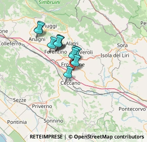 Mappa Via Colle Maladei, 03100 Frosinone FR, Italia (10.30917)