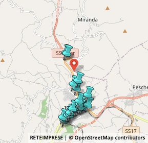 Mappa Zona industriale, 86080 Miranda IS, Italia (2.2015)