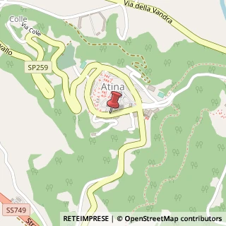 Mappa Via Vittorio Emanuele, 35, 03042 Atina, Frosinone (Lazio)