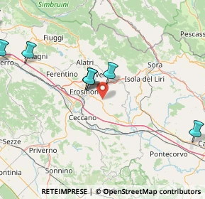 Mappa Via Colle Porcino, 03020 Torrice FR, Italia (24.96818)