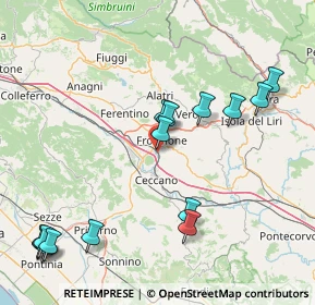Mappa Via S. Giuliano, 03100 Frosinone FR, Italia (20.84267)