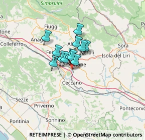 Mappa Via S. Giuliano, 03100 Frosinone FR, Italia (7.52)