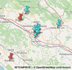 Mappa Via S. Giuliano, 03100 Frosinone FR, Italia (21.75417)