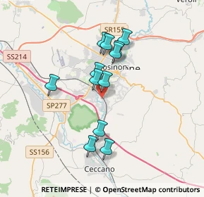 Mappa Via S. Giuliano, 03100 Frosinone FR, Italia (3.1425)