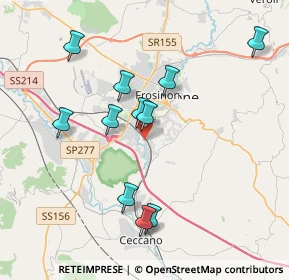 Mappa Via S. Giuliano, 03100 Frosinone FR, Italia (3.90818)