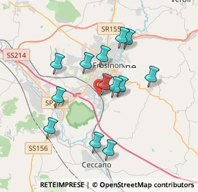 Mappa Via S. Giuliano, 03100 Frosinone FR, Italia (3.39077)