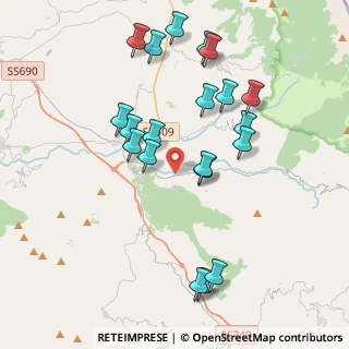 Mappa Via della Vandra, 03042 Atina FR, Italia (4.2705)