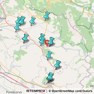 Mappa Via della Vandra, 03042 Atina FR, Italia (9.138)
